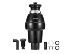 Triturador de resíduos alimentares VEVOR 3/4 HP 3930 RPM 185 x 185 x 395 mm