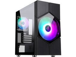Caixa de Pc Mini Torre Micro Atx com Painel de Vidro ITEK Vortex Rgb