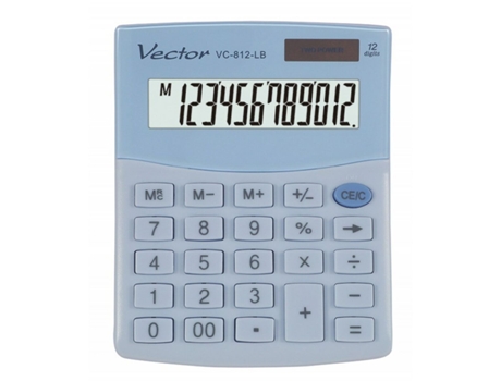 Calculadora Vector Kav Vc 812 Lb Azul