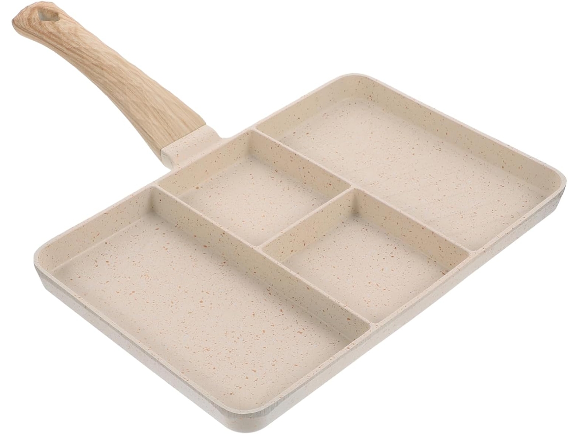Multifuncional Antiaderente De Alumínio Para Ovos E Bifes, Ergonômica E Fácil De Limpar, Ideal Para O Café Da Manhã E Gokoco