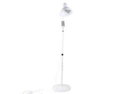 Luminária De Pé Luxo Branca Cristalrecord