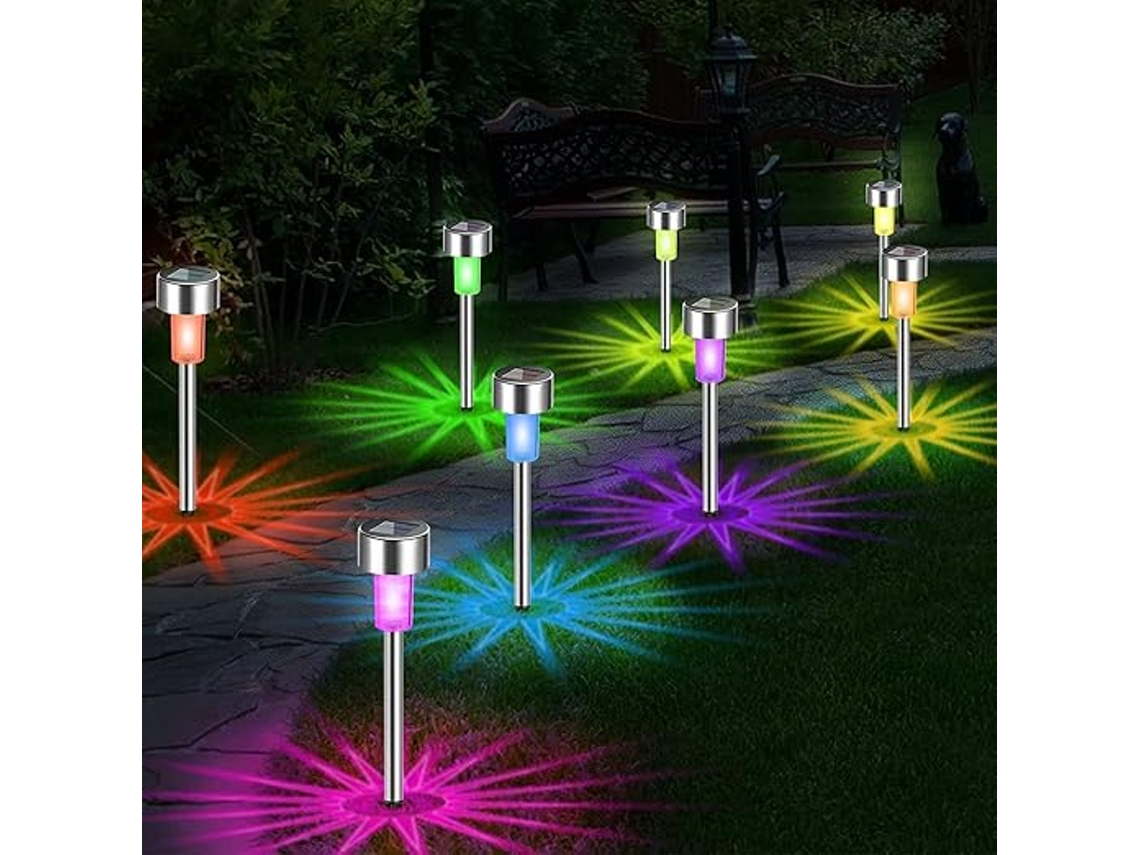 10 Peças De Luzes Solares Para Paisagem, Decoração De Jardim E Gramado SUNNY SPACES