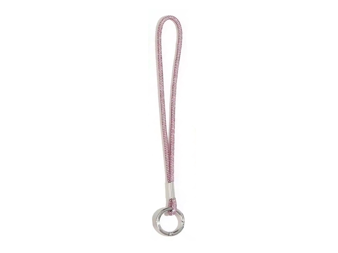 Colar Universal Com Alça Para Celular - Glitter Roxo
