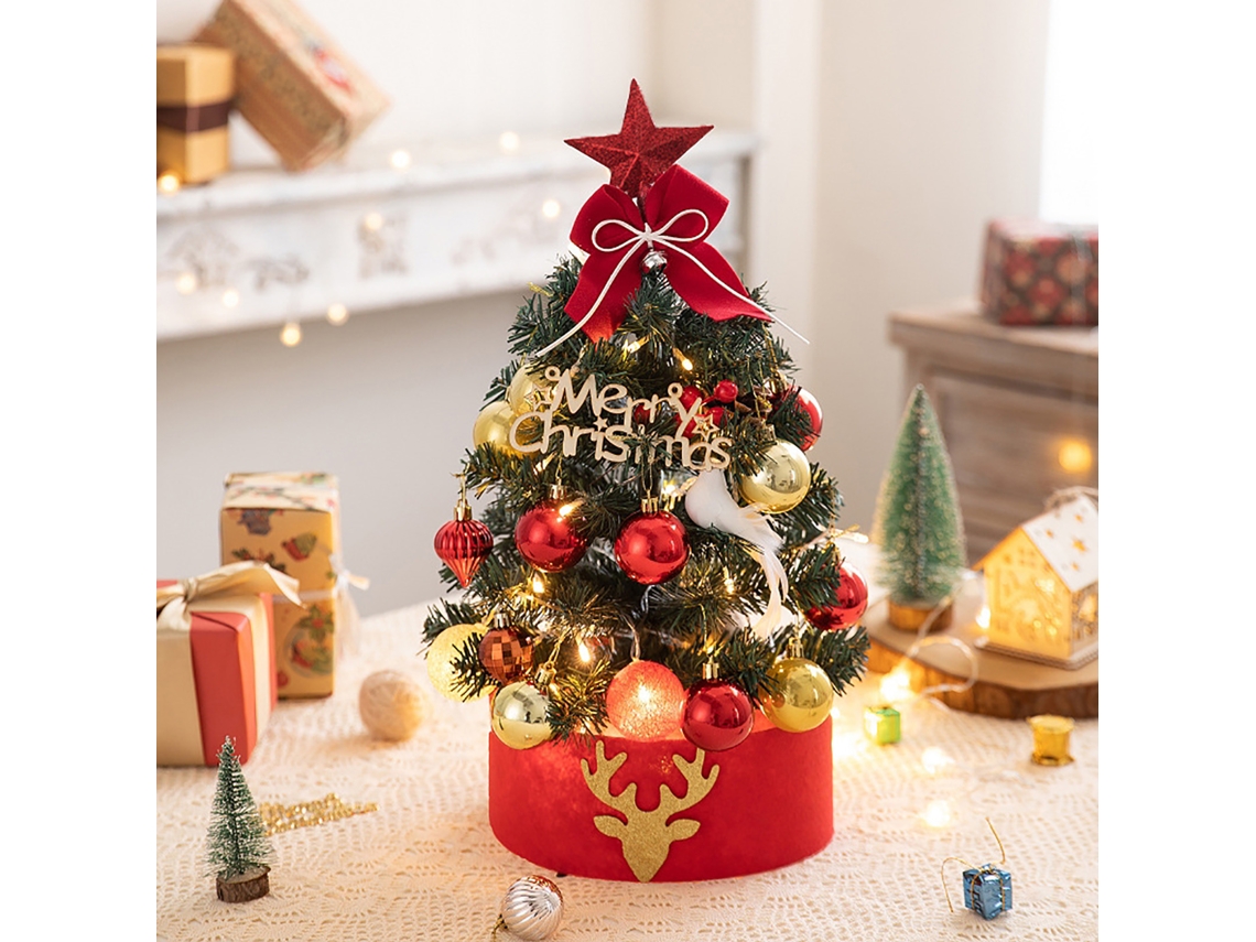 Árvore De Natal Mini De 45cm (decorações De Natal, Presentes De Natal) Eoocoo