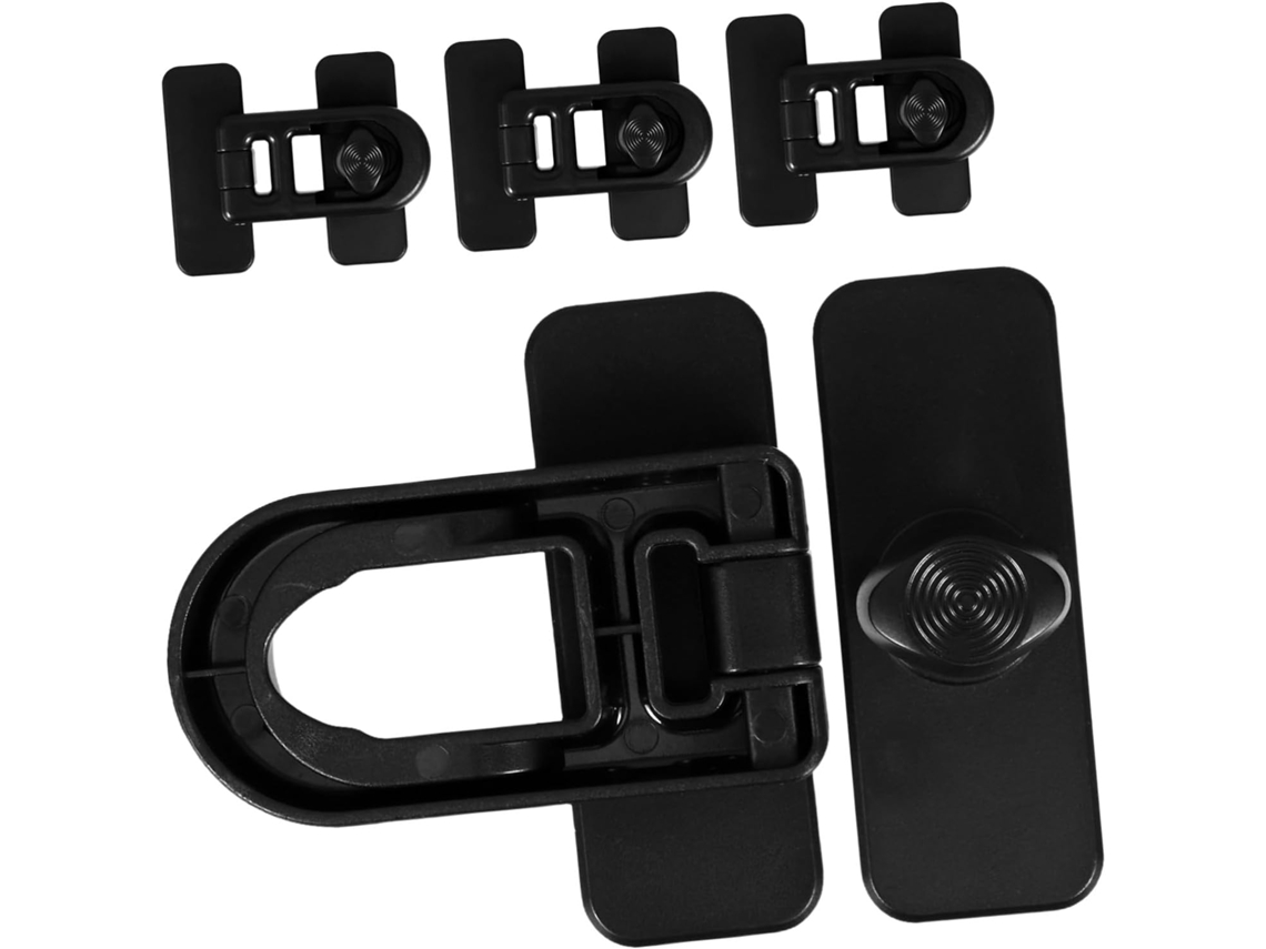 Conjunto De 4 Travas Segurança Para Armários E Geladeiras,