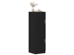 Vidaxl Armário De Cozinha 38x41,5x131,5 Cm Derivados De Madeira Preto