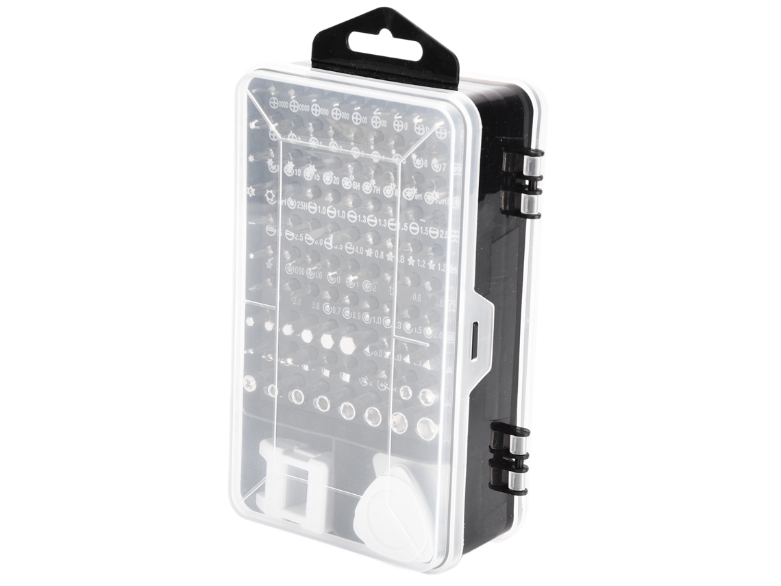 Kit de Bits de Screwdriver Magnético 117pcs Reparação Eletrônica