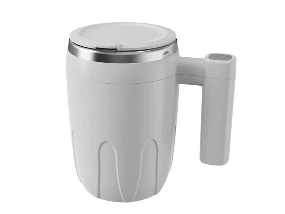 Caneca de Café com Misturador Automático, Recarregável Via Usb, com Ímã, 380ml, Branca. TAISHENGDA
