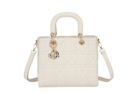 Gallantry Bege Bolsa de Ombro Acolchoada Feminina