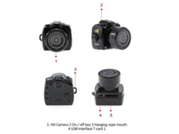 Mini Câmera Filmadora 480p Mini Dvr Filmadora Brilvibera