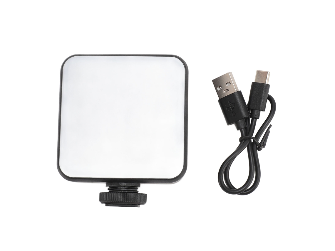 Luz De Relleno Para Cámara Recargable Portátil Lámpara De Filling Para Fotografía Al Aire Libre Streaming En Vivo