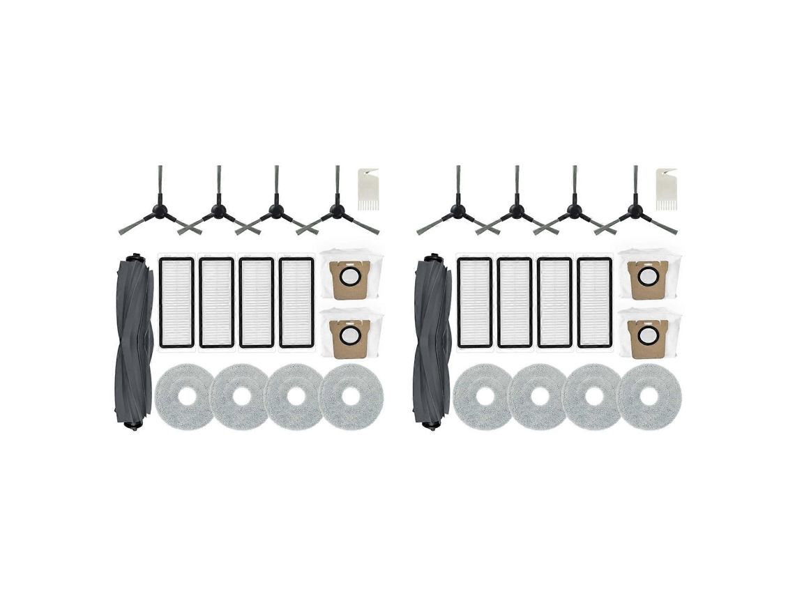 Kit De Substituição Para Aspirador Robô Dreame L20 Ultra / L30 Ultra (2 Unidades): Escovas, Filtros, Panos De Limpeza, Etc._ptg