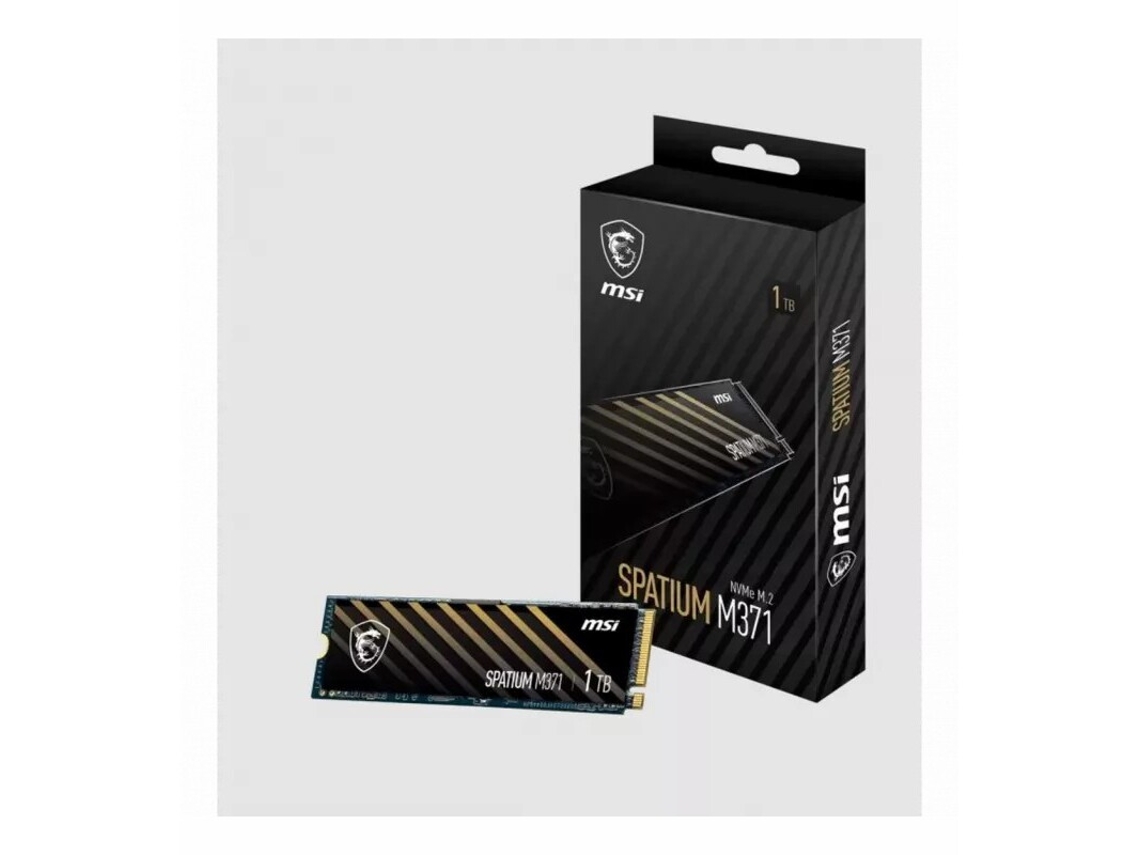 Disco SSD MSI Spatium M371 (1 TB - M.2 - NVMe)