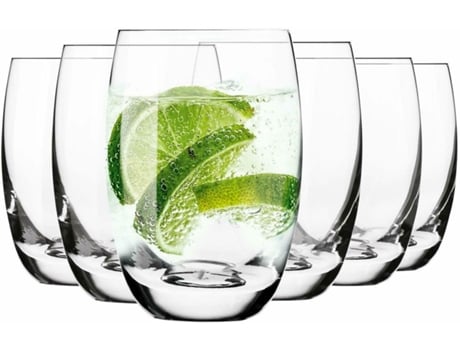 Copos KROSGLASS Elite (Vidro - Transparente - 8,3 x 12,3)