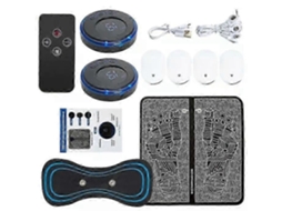 Tapete Massageador Elétrico Para Os Pés, Eletroestimulador, Massageador Muscular Ems, Relaxante Para Os Pés, Para Exercícios Físicos, Com Carrega