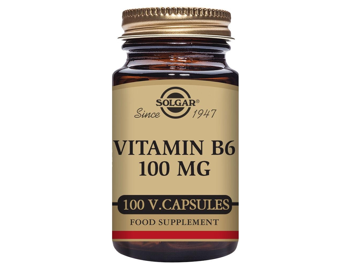 Vitamina B6 Piridoxina Solgar 100 Mg 100 Cápsulas