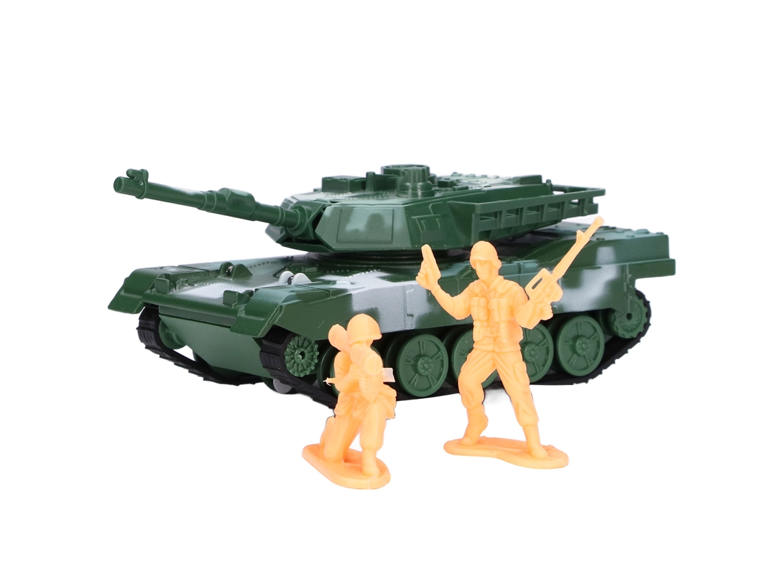 Mali brinquedo Tanque 1:72 M1a2 com Luz e Música Pull Back Presente Perfeito para Crianças