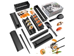 Kit de Fabricação de Sushi Nova Line 12 Peças em Plástico Premium