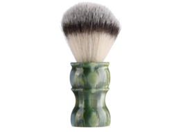 Pincel De Afeitar Barbilla Profesional Cabello Nylon Verde