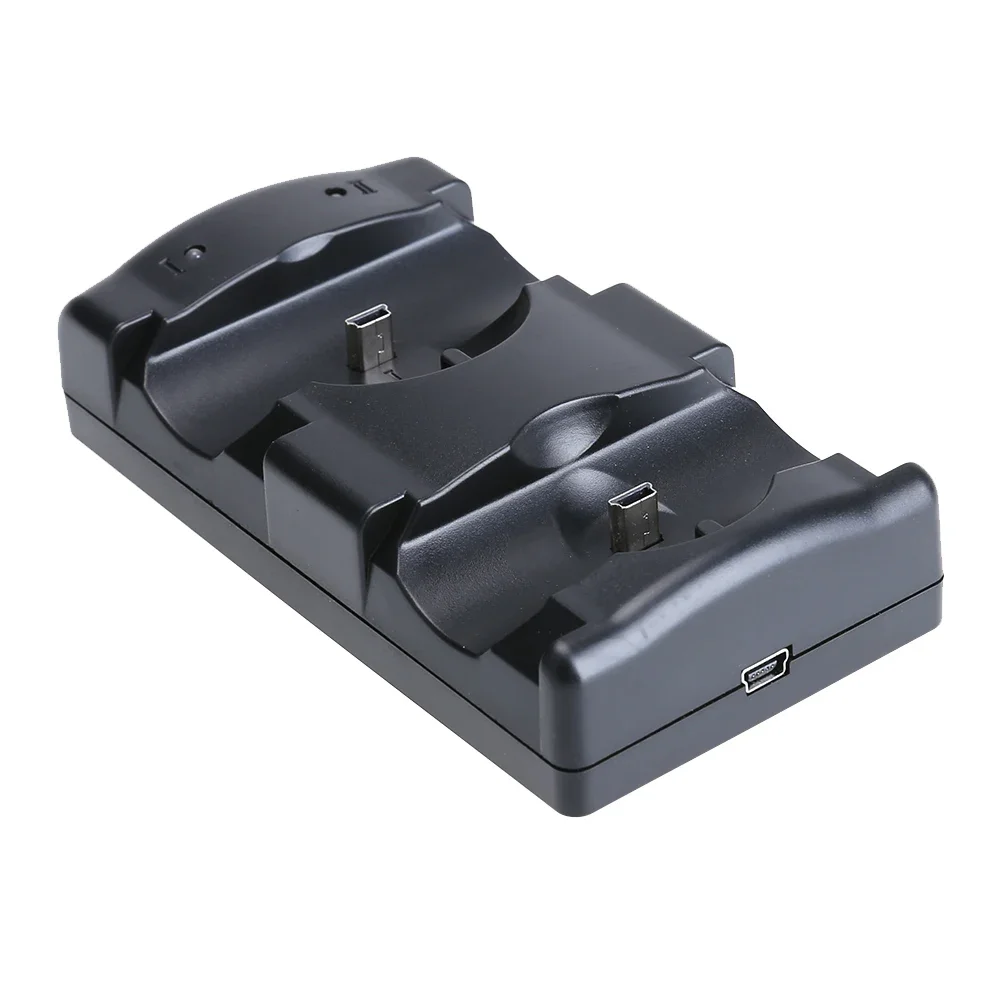 Base De Carregamento Dupla Para Controles Ps3/ps3 Move, Suporte De Carregamento Vertical, Base De Carregamento Rápido Usb.