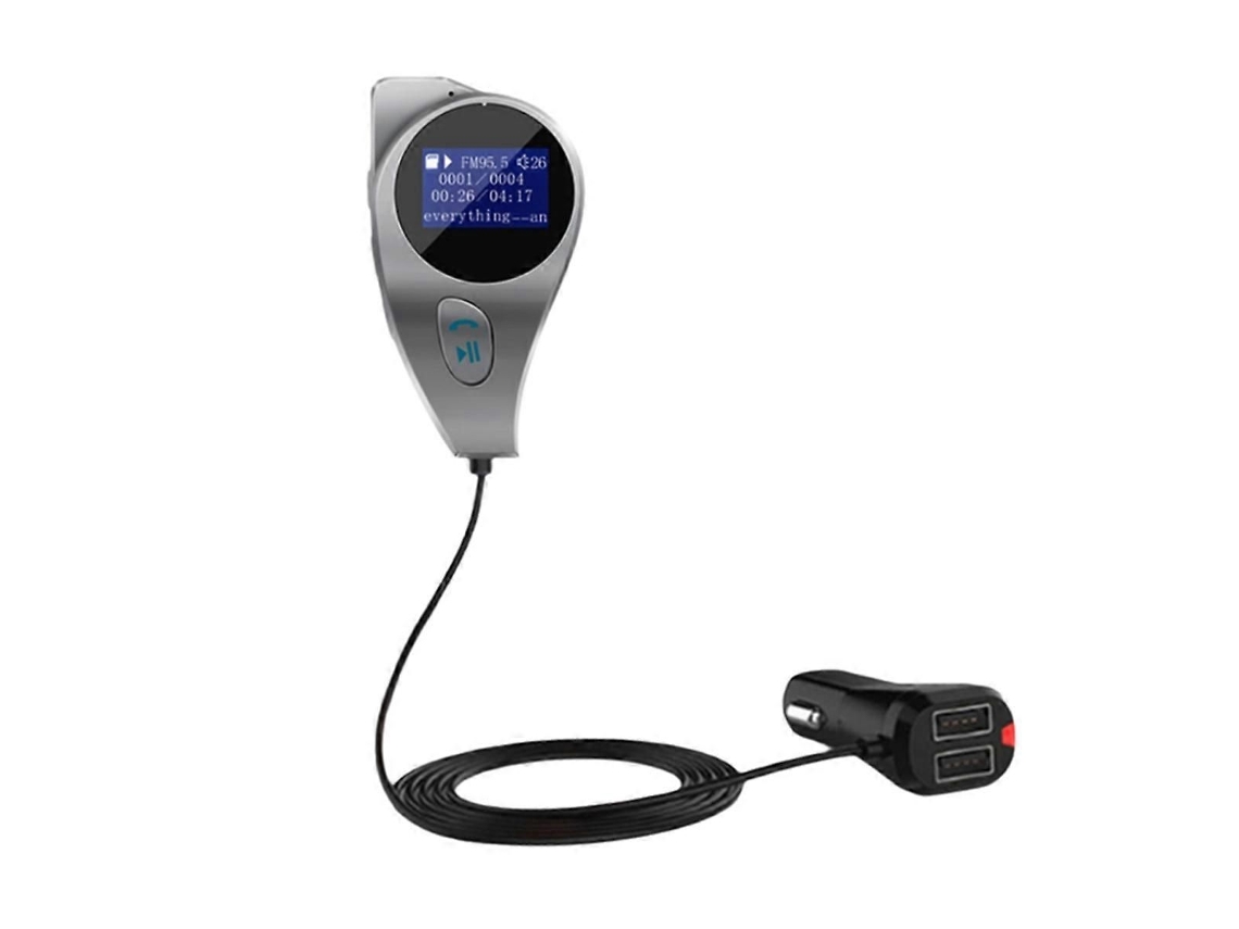 Transmissor Fm Bluetooth 5.0 Para Carro, Receptor De Áudio Aux, Reprodutor De Mp3