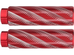 Apoio Para Os Pés Traseiro De Bicicleta Em Liga De Alumínio Vermelho, Antiderrapante E Resistente, Suporte Compacto Para Os Pés.