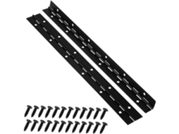 2 Dobradiças De Piano Em Metal Preto, Longas Ferro Reforçadas,