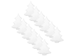 Bolas De Plástico Recheáveis ​​para Enfeites De Natal Diy Olysi Shop (transparentes, Pacote Com 12)