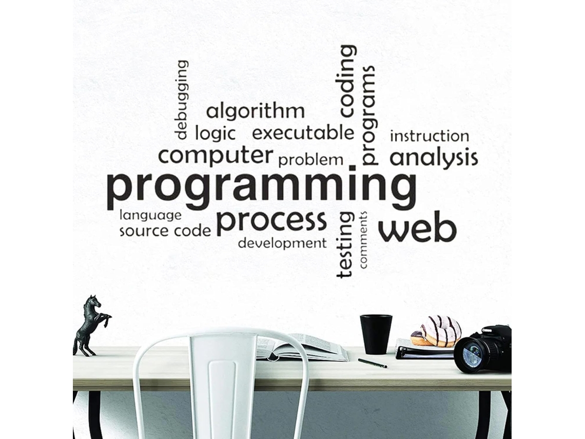 Adesivos Murais Em Vinil Para Escritório De Programação, Citações Inspiradoras, Adesivos Murais Para Estúdio, Escritório, Câmara De Ado
