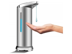 2026 dispensador de Jabón Automático de Acero Inoxidable, Sensor Infrarrojo, 3 Niveles Ajustables Y Base Impermeable Plata