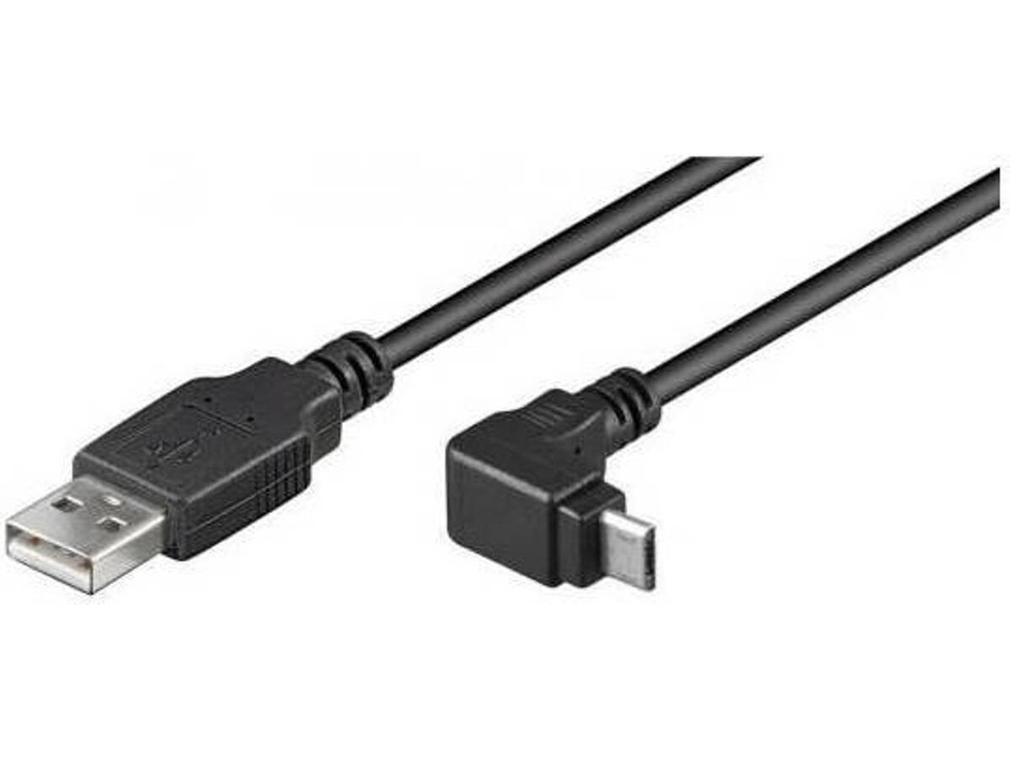 Cabo USB NILOX Micro-USB B/USB A 1.8 m Macho/Macho Preto