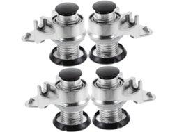 Conjunto De 4-niveladores Móveis Ajustáveis, Anticorrosivos, Para Pés De Mesa, Armário, Sofá E Escrivaninha, Resistentes