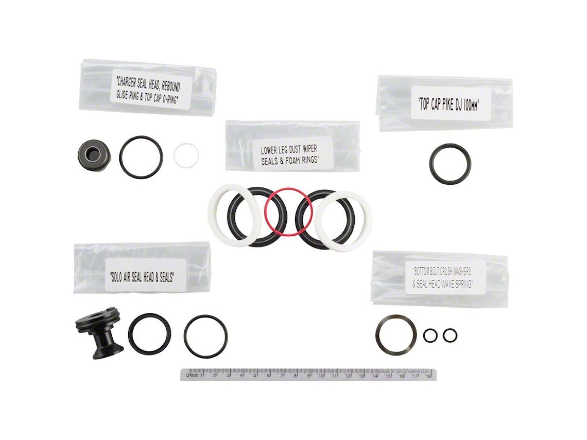 Kit de selagem de garfo Rockshox 200h/1yr Pike Solo Air