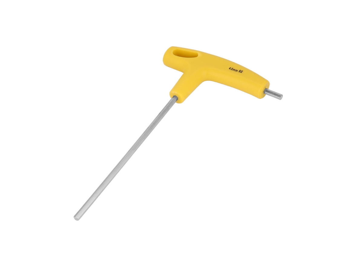 Chave Allen T-handle Com Chave Hexagonal Métrica 3.0/4.0mm Ferramenta De Reparo 130mm H4.0