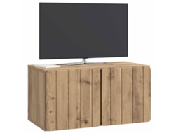 Gabinete de TV Parede Carvalho Artisiano 59,5x31x30 Cm MAISON EXCLUSIVE