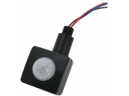 Sensor De Movimento Infravermelho Pir Fonepro Para Exterior, Para Detecção De Presença Humana, Sistema De Alarme Para Montagem Na Parede, Preto, 110v