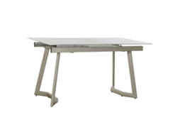Mesa de Jantar de Vidro Extensível ALEXANDRA HOUSE LIVING (140x80x76cm)