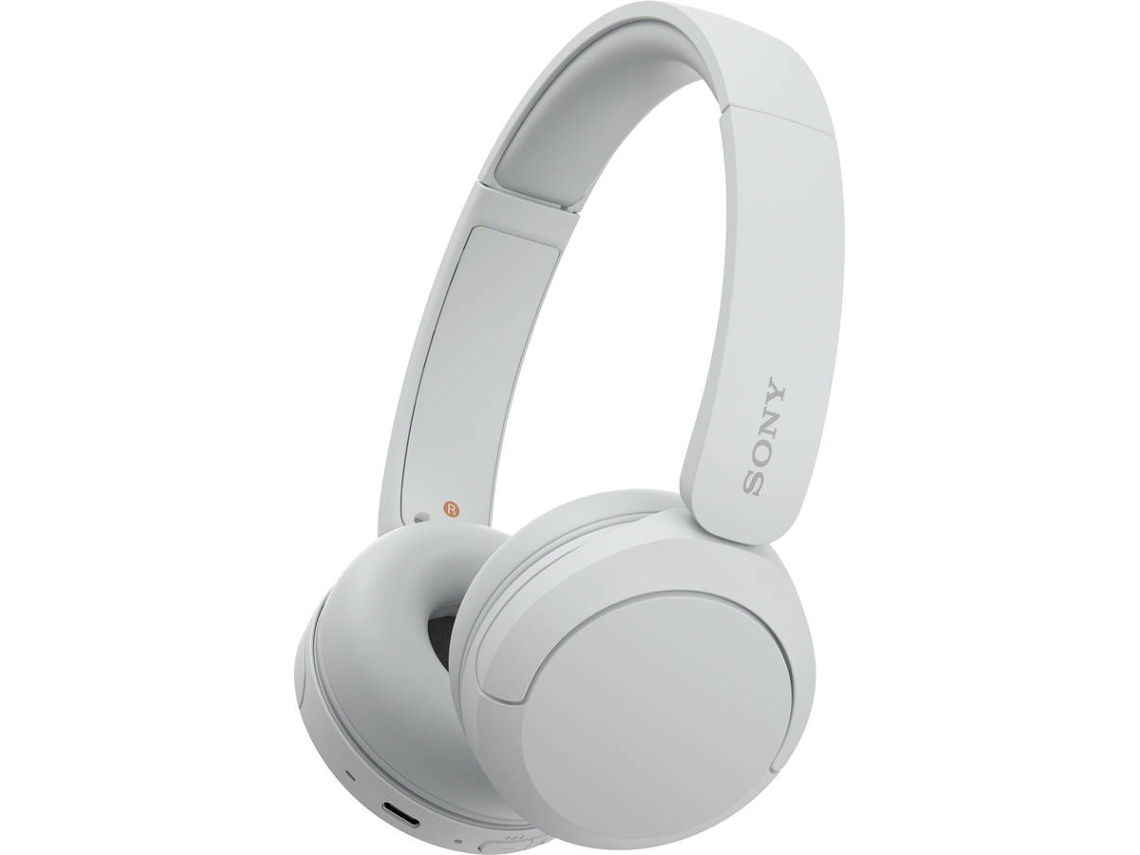 Auscultadores Bluetooth SONY WH CH520 (On Ear - Microfone - Branco)