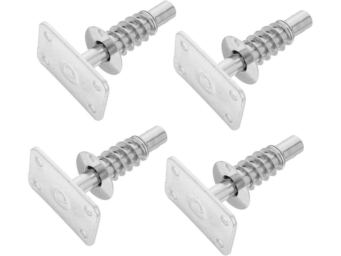 Conjunto De 4 Parafusos Dobradiça Para Ajuste Do Encosto Cabeça Sofá Reclinável Com Controle Inclinação E Elevação