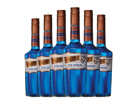 Licores DE KUYPER Curaçao Blue Garrafa Medium (0.5 L - 6 Unidades)