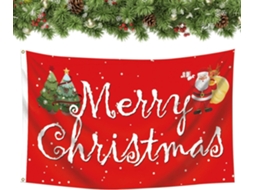 Bandeira de Natal para Jardim Bandeira Estilo Casa de Campo 0,9 X 1,5 M Decoração para Quintais, Ruas, Muros, Jardins, CHABERLU