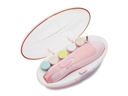 Cortador de Unhas Elétrico Suave LAXISCREED Bebê Rosa