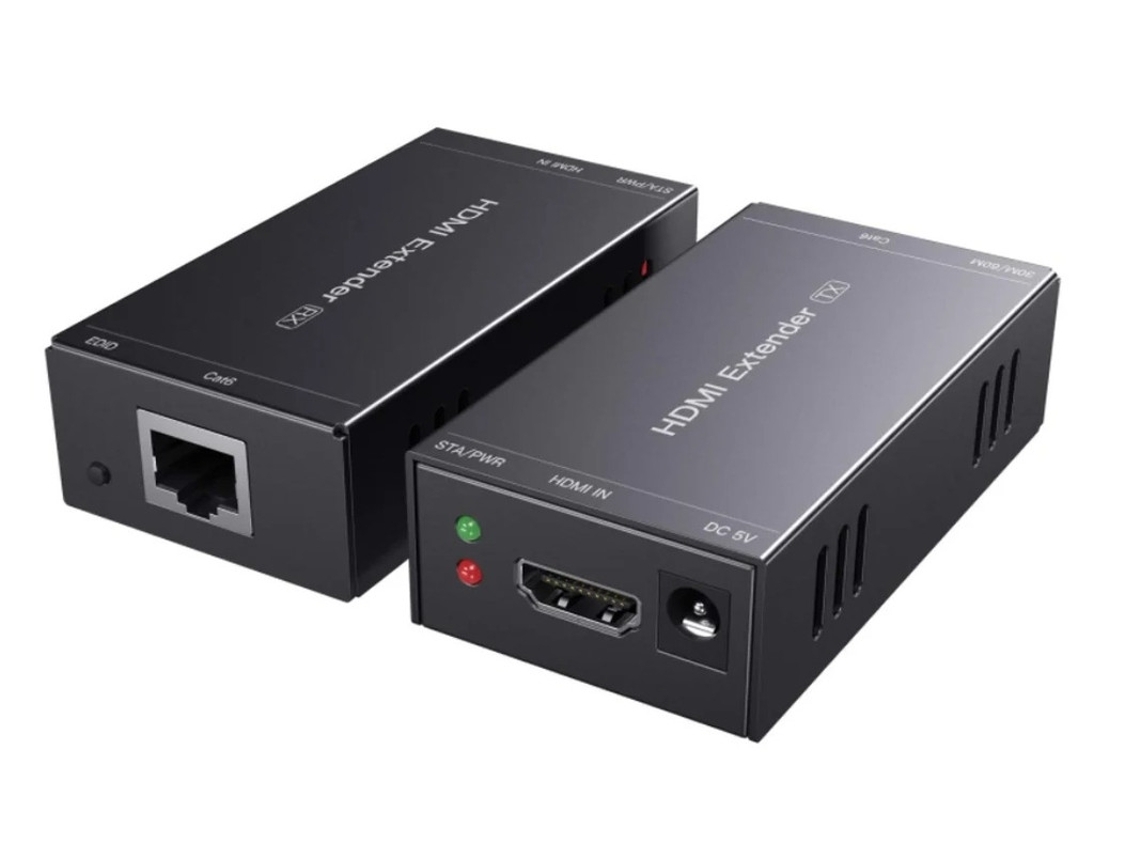 Extender Hdmi Rj45 Over Ethernet Extend 50m Prata