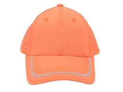 Gorra de Golfe de Algodão, Transpirável, Bloqueadora Solar, Ajustável, Laranja