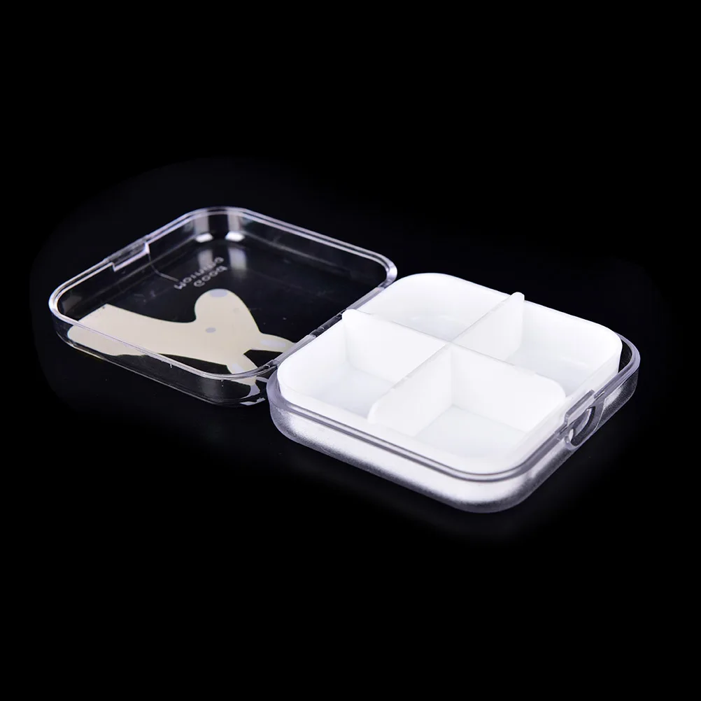 Estojo Organizador De Comprimidos Dobrável Com 6 Compartimentos, Ideal Para Viagens, Medindo 85* 35* 15mm