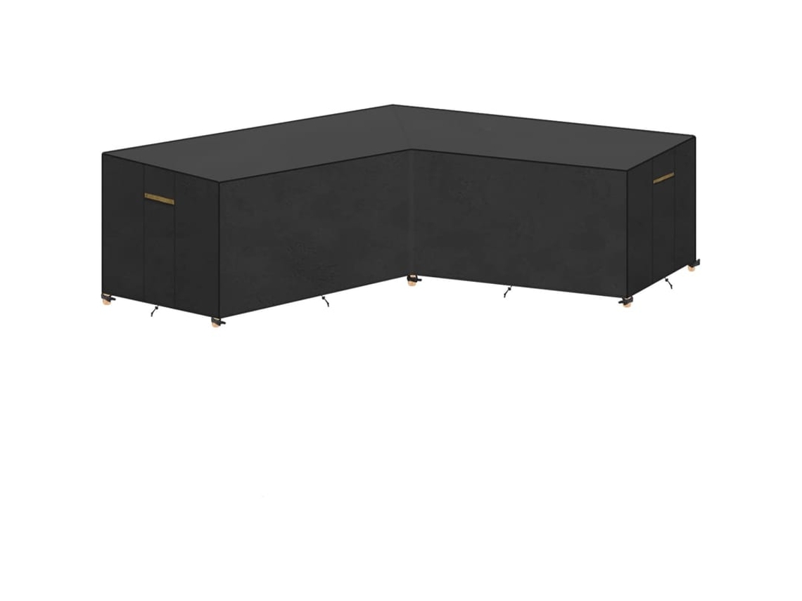 Protetor De Sofá Esquina Resistente À Água Para Jardim 215x215x87/80cm Tear-resistant Oxford