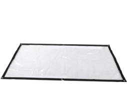 Srliya 1x2m Clear Rain Tarp, Waterproof Uv Block Plant Cover With Heat Sealed Edges 360-protection, For Garden Terrace