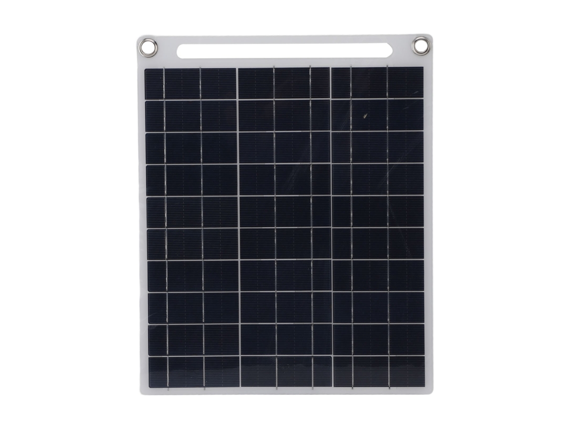 Painel Solar Portátil Impermeável De Silicone Policristalino 15w 16v Para Celulares, Tablets E Dispositivos Eletrônicos