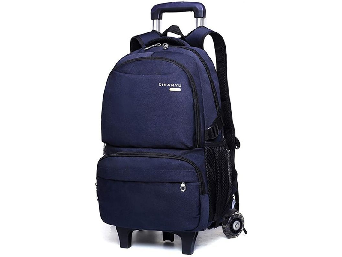 Mochila Escolar com Rodas Versátil para Estudantes, Resistente à Água | S/MARCA