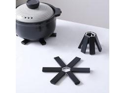 2026 linjou 3 Piezas Trivet Plegable Anti deslizante Aislante de Calor para Plato Caliente